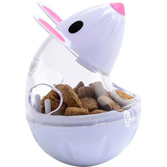 Pet Leaking Mouse Tumbler – Interactive Automatic Food Feeder Toy for Cats & Dogs