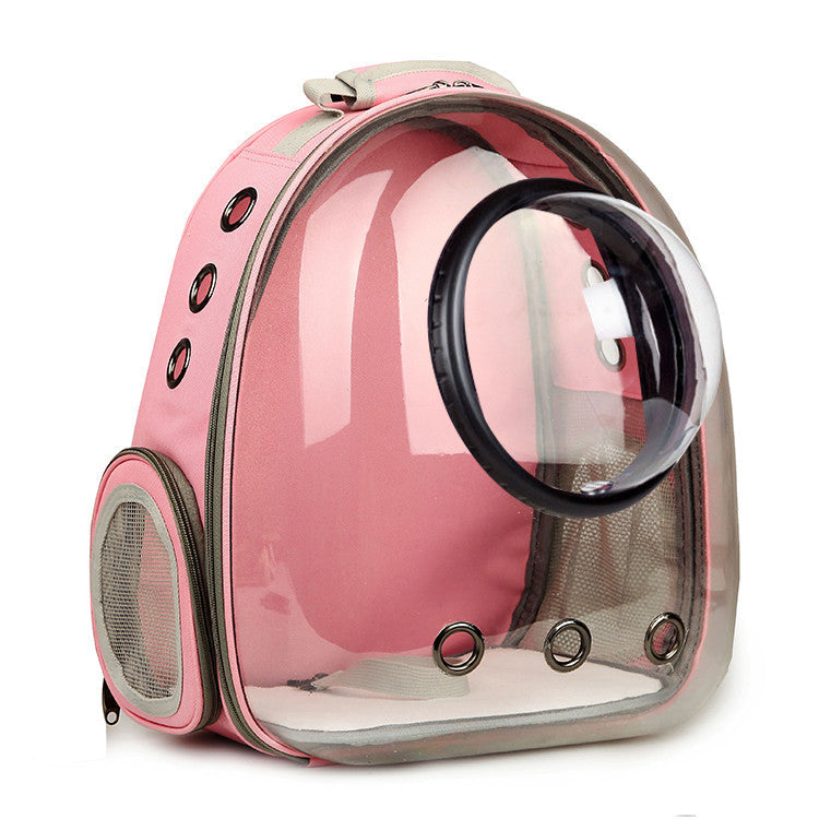 🐱 Transparent Cat Carrier Bag – Full-View Pet Space Backpack for Cats & Small Dogs