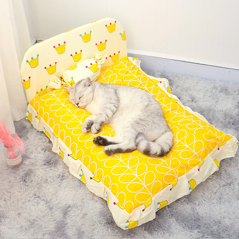🐾 Teddy Small Dog Pet Bed – Cozy & Soft Bed for Small Dogs 🛏️