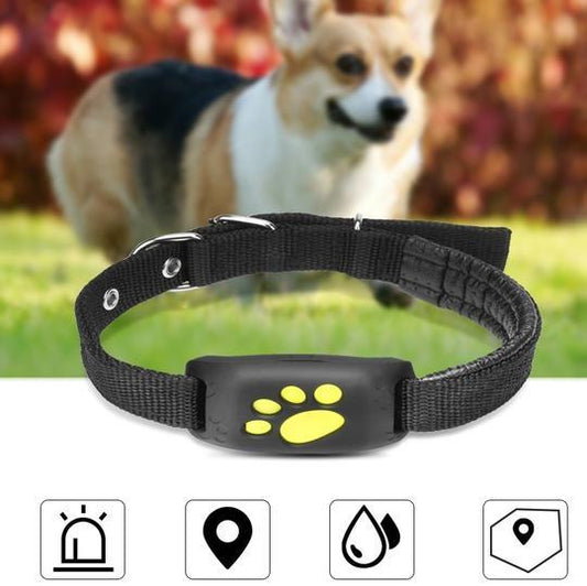 GPS Pet Tracker – Real-Time Location Finder for Dogs & Cats, Waterproof & USB Rechargeable