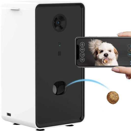 Smart Pet Feeder – WiFi Interactive Automatic Food Dispenser for Cats & Dogs