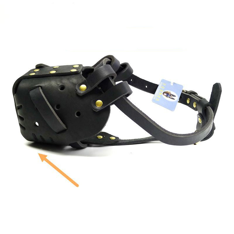 π Cowhide Dog Muzzle β Durable Leather Muzzle for Medium & Large Dogs