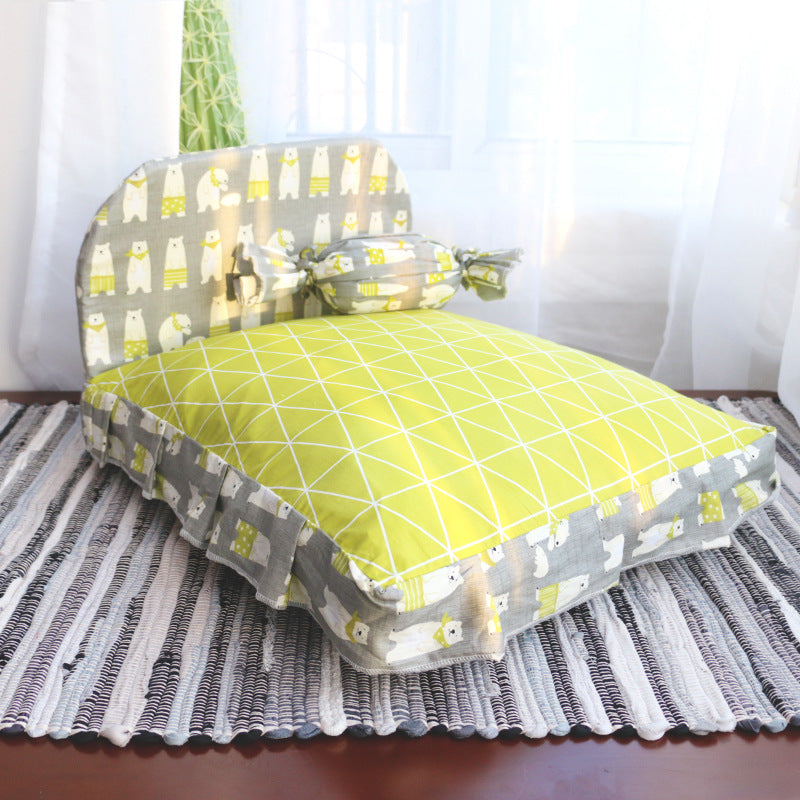 🐾 Teddy Small Dog Pet Bed – Cozy & Soft Bed for Small Dogs 🛏️