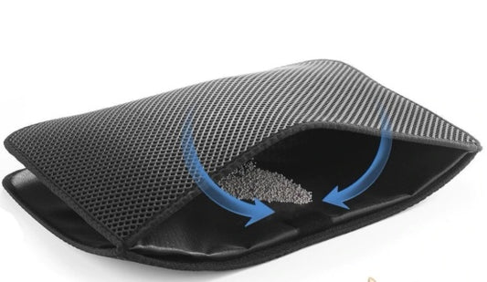 Milipet Double-Layer Cat Litter Mat - Waterproof Honeycomb Design