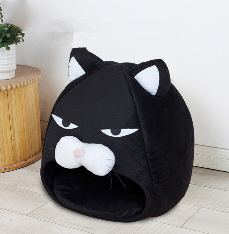 Milipet Cat House Bed - Breathable Plush Four-Season Sleeping Nest