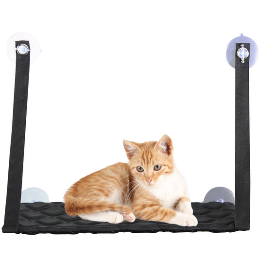 Cat Window Hammock Bed – Space-Saving Resting Seat & Sunbathing Perch for Indoor Cats