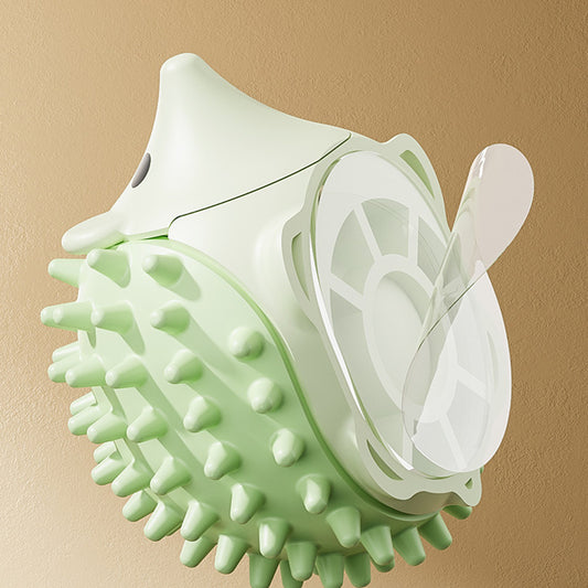 Cat Grooming Brush Wall Mount – Self-Groomer & Corner Face Scratcher for Cats & Small Dogs