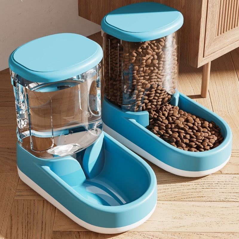 💧 Cat & Dog Water Fountain & Automatic Pet Feeder – Fresh Water & Food Dispenser for Pets 🐶🐱