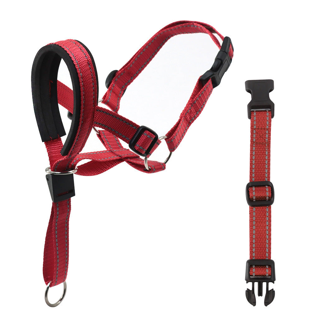 🐶 Nylon Dog Muzzle – Adjustable Rope Muzzle for Safe Pet Control 🐾