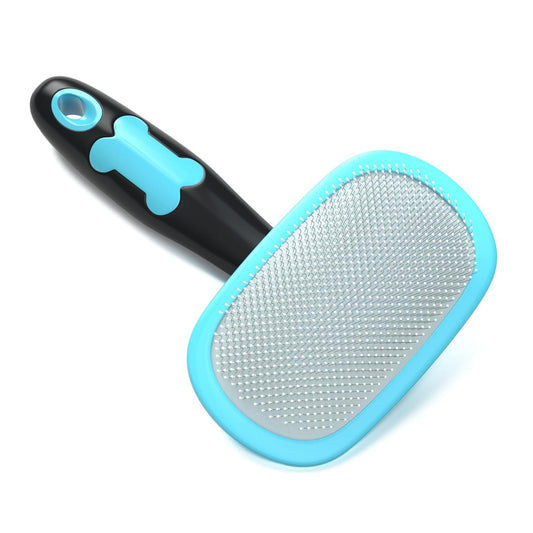 Dog & Cat Grooming Brush – Self-Cleaning Shedding Slicker Brush for Long & Short Hair Pets