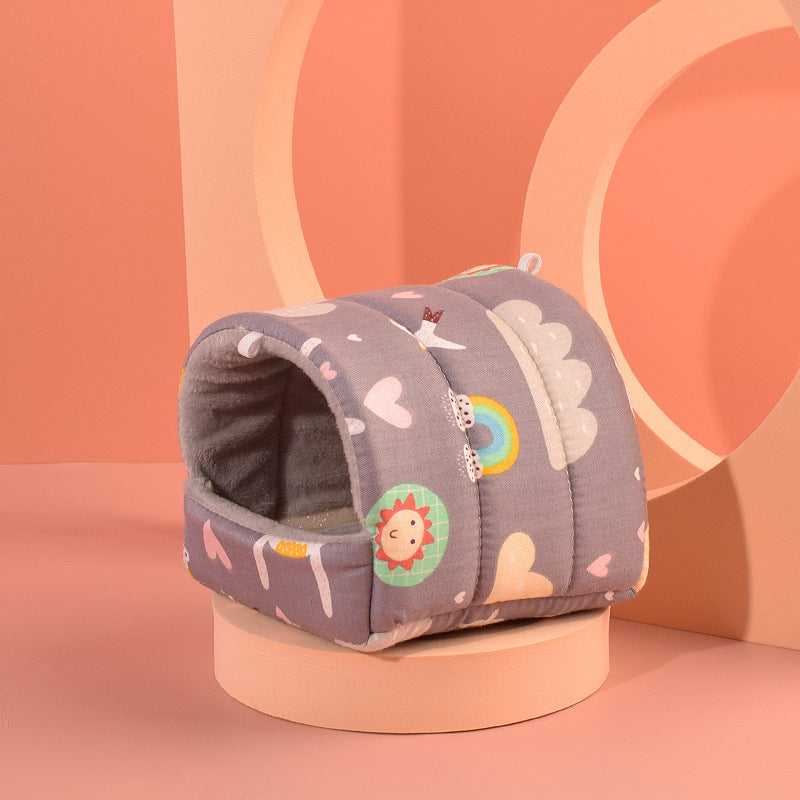 Milipet Plush Hamster Nest - Soft Crystal Velvet Small Animal Bed