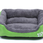 Dog Kennel Four Seasons Universal Footprint Cotton Wool Pet Kennel Candy Color Square Kennel Mats Universal Cross-Border Supply For Large, Medium And Small Dogs