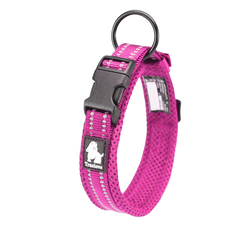 Milipet Reflective Padded Dog Collar - Breathable Mesh Comfort