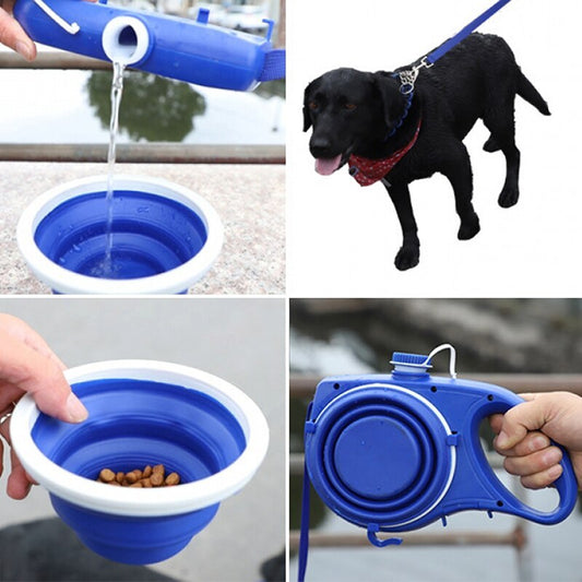 🐾 Pet Supplies Set – Water Bottle, Cup & Pet Rope for Dogs & Cats 🐶🐱
