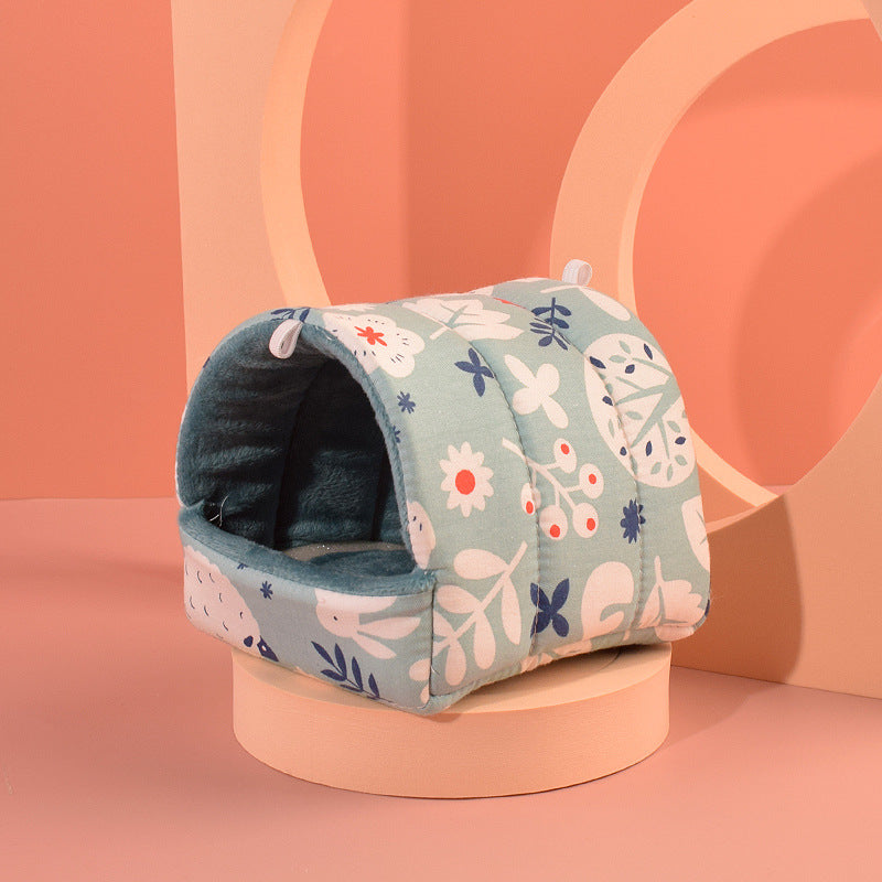 Milipet Plush Hamster Nest - Soft Crystal Velvet Small Animal Bed