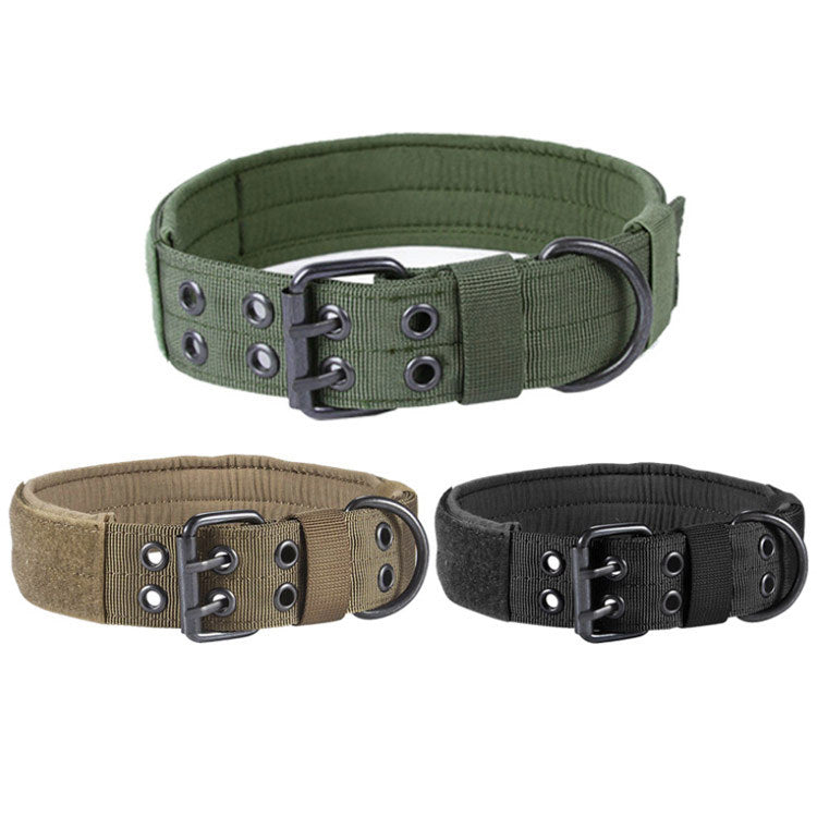 Milipet Tactical Nylon Dog Collar - Heavy-Duty Padded Comfort