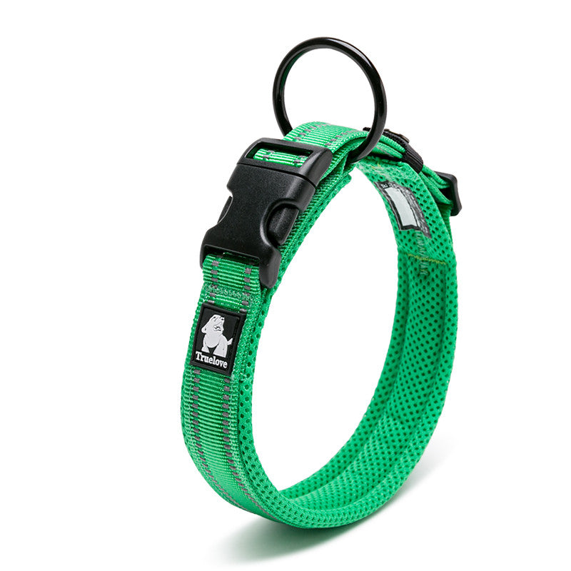 Milipet Reflective Padded Dog Collar - Breathable Mesh Comfort