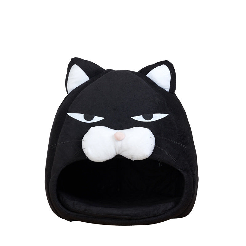 Milipet Cat House Bed - Breathable Plush Four-Season Sleeping Nest