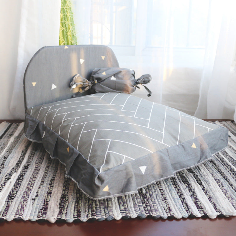 🐾 Teddy Small Dog Pet Bed – Cozy & Soft Bed for Small Dogs 🛏️