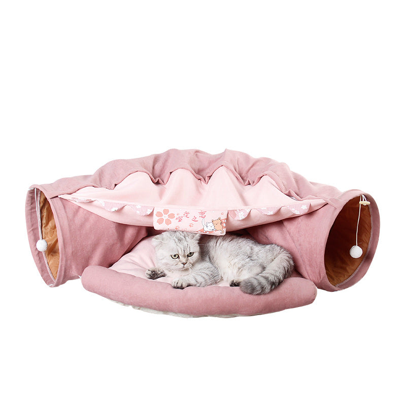 🐾 Pet Cat Tunnel – Collapsible Interactive Play Toy for Cats, Kittens, Rabbits & Ferrets