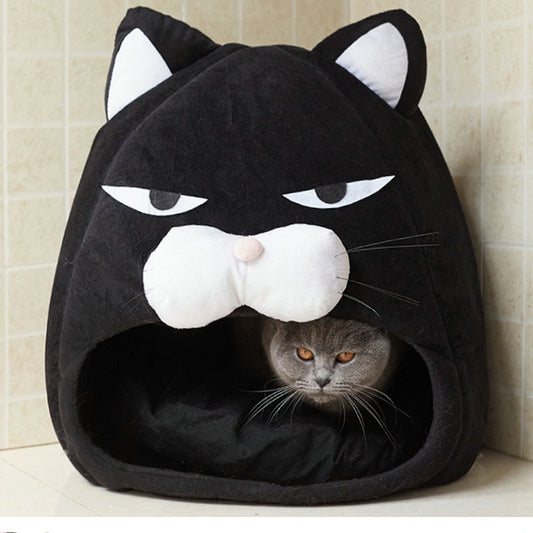 Milipet Cat House Bed - Breathable Plush Four-Season Sleeping Nest