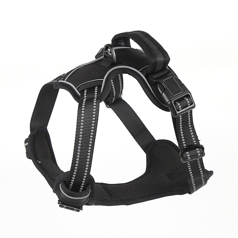 🐶 No-Pull Dog Harness – Breathable Reflective Pet Vest for Dogs 🐾