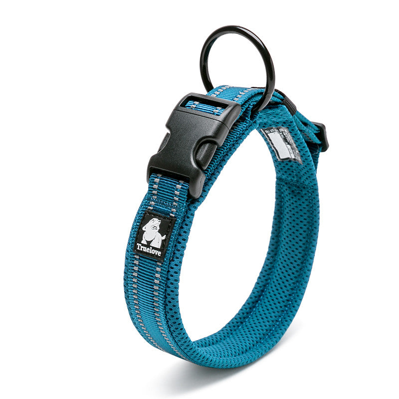Milipet Reflective Padded Dog Collar - Breathable Mesh Comfort