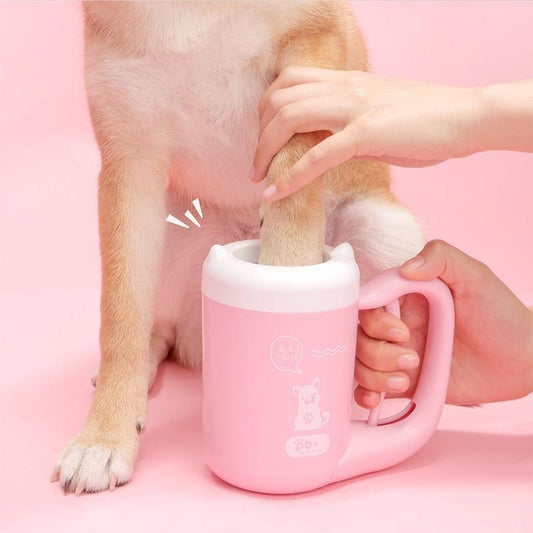 🐾 Pet Paw Washer – Silicone Foot Cleaning Brush for Cats & Dogs 🐶🐱