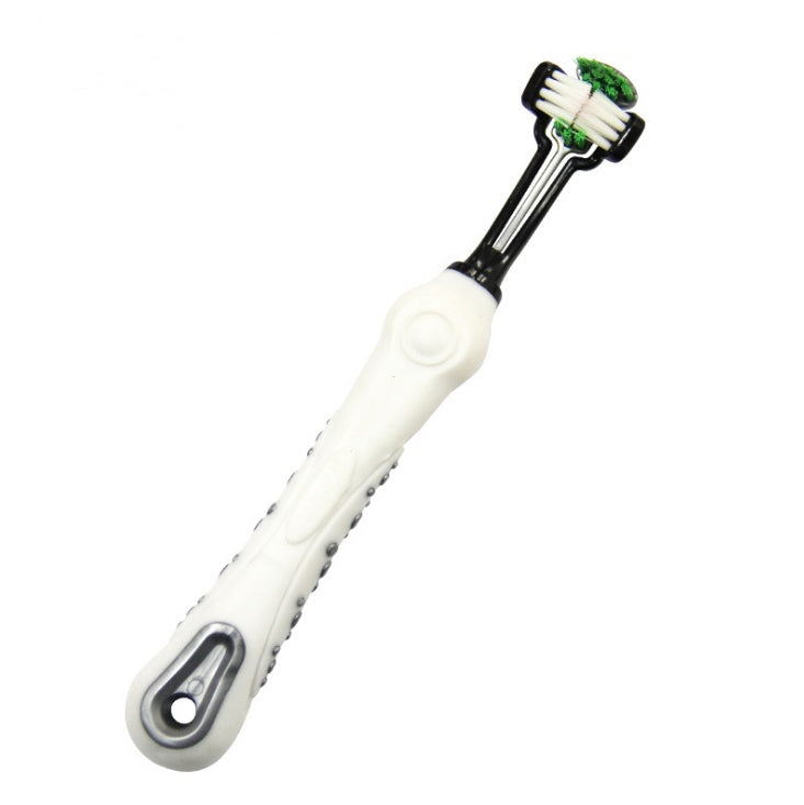 🦷 Three-Sided Pet Toothbrush – Dog Teeth Cleaning for Tartar & Bad Breath 🐶🐱