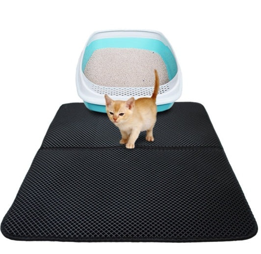 Milipet Double-Layer Cat Litter Mat - Waterproof Honeycomb Design