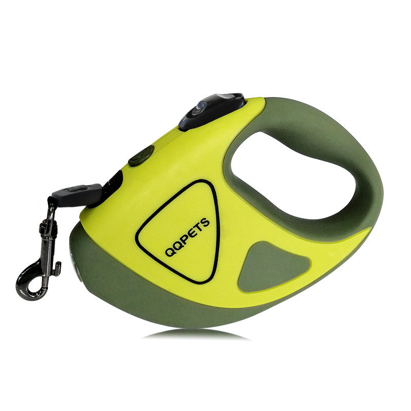 ✨ Retractable LED Dog Leash – Night Safe Pet Fiber Rope with 360° No-Tangle Design 🐾