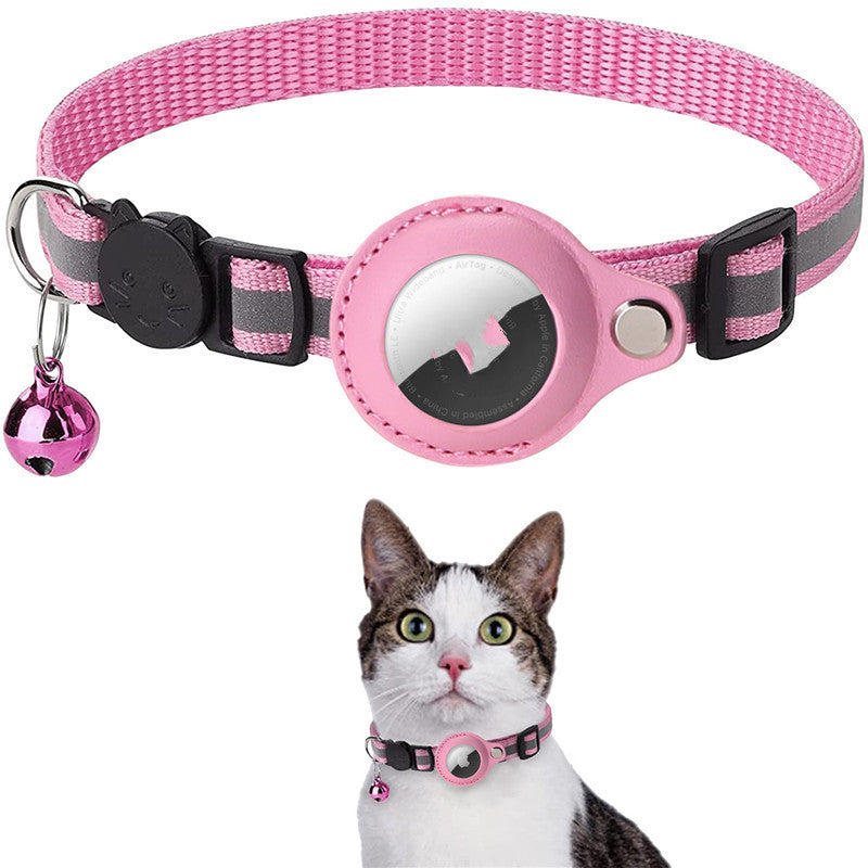 Milipet Reflective AirTag Pet Collar - Waterproof Nylon Protection