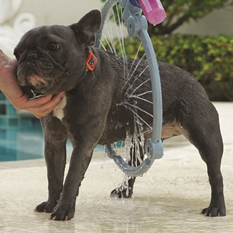 🚿 One-Key Foldable Cleaning Hose – Easy Pet Bathing Tool for Dogs & Cats 🐶🐱