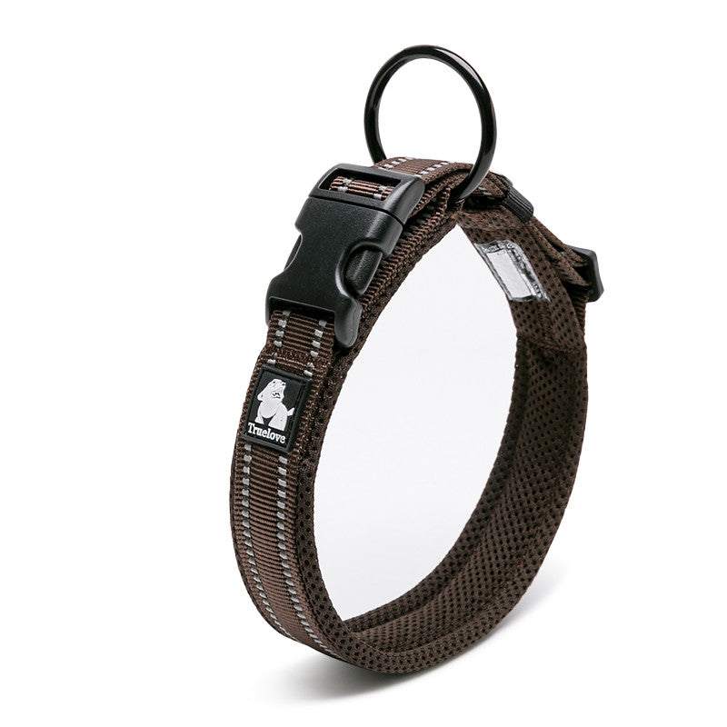 Milipet Reflective Padded Dog Collar - Breathable Mesh Comfort