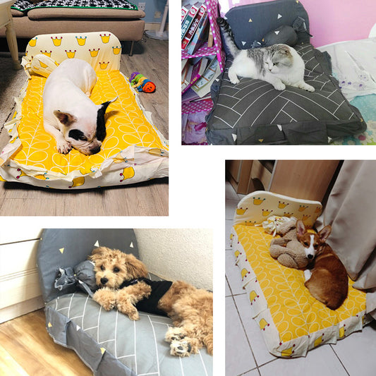 🐾 Teddy Small Dog Pet Bed – Cozy & Soft Bed for Small Dogs 🛏️