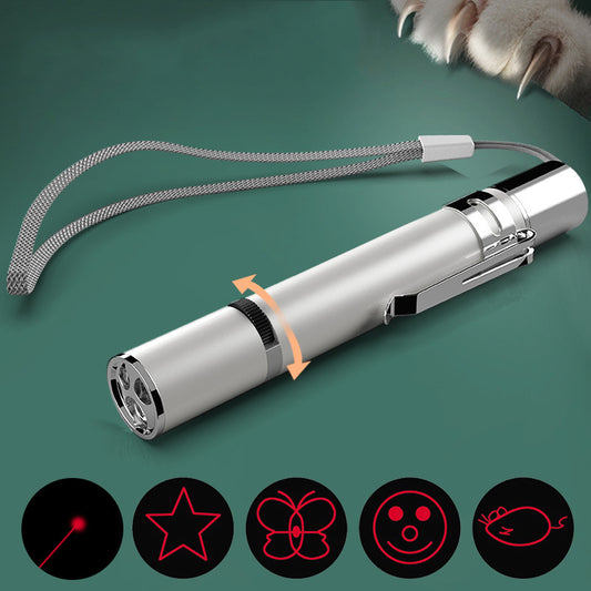 🔴 Laser Pointer Cat Toy – Red Dot LED Interactive Toy for Cats & Dogs, USB Rechargeable 🐱🐶