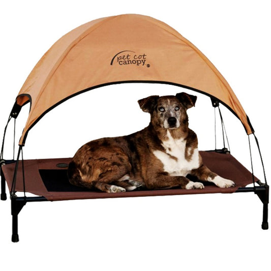Milipet Elevated Outdoor Pet Bed - Breathable Oxford Cloth Cot
