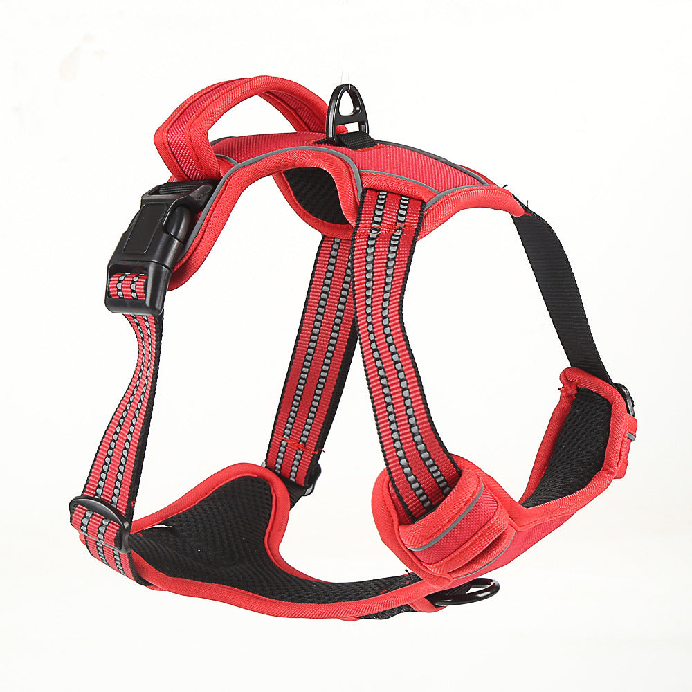 🐶 No-Pull Dog Harness – Breathable Reflective Pet Vest for Dogs 🐾