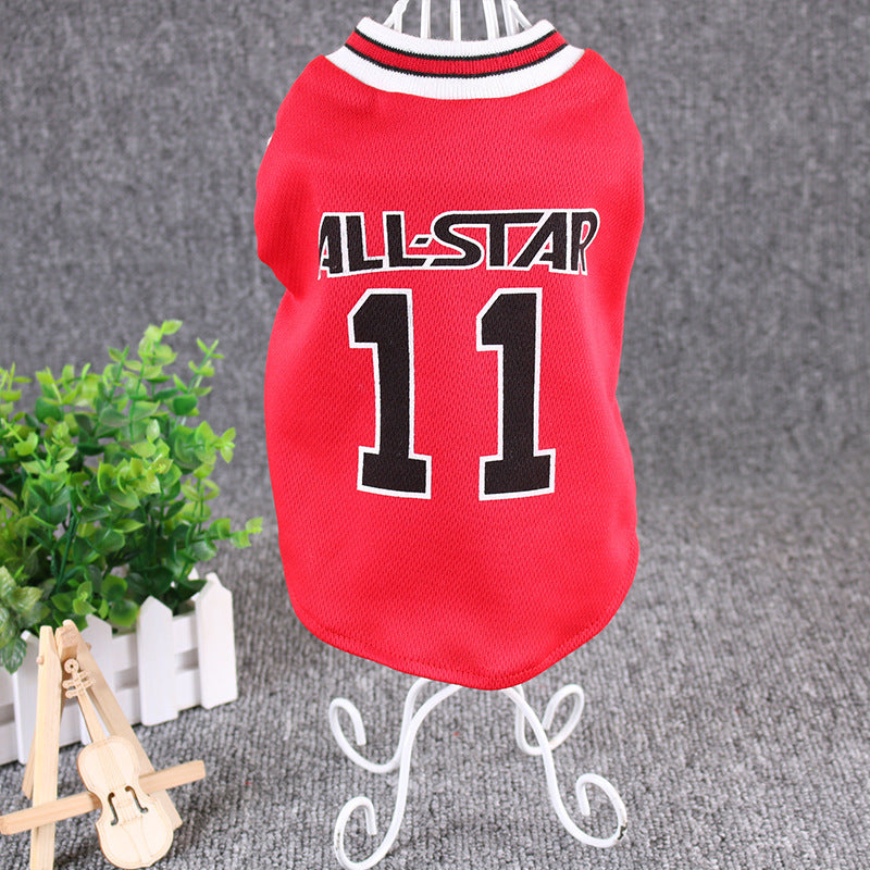 ⚽ Hot World Cup Dog Vest – Summer & Spring Pet Clothing 🐶🐱