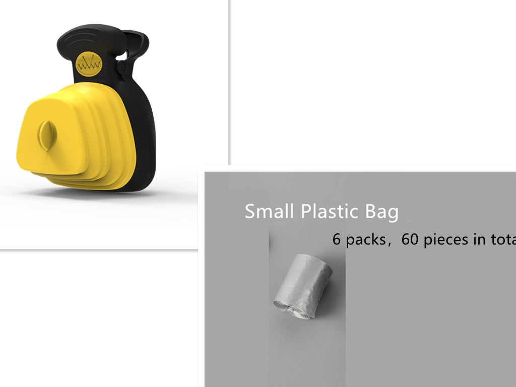 💩 Pet Dog Poop Bag Dispenser with Foldable Poop Scoop – Travel Cleaning Tool 🐶