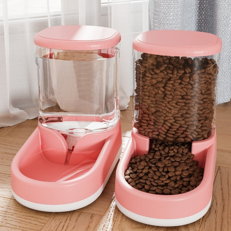 💧 Cat & Dog Water Fountain & Automatic Pet Feeder – Fresh Water & Food Dispenser for Pets 🐶🐱