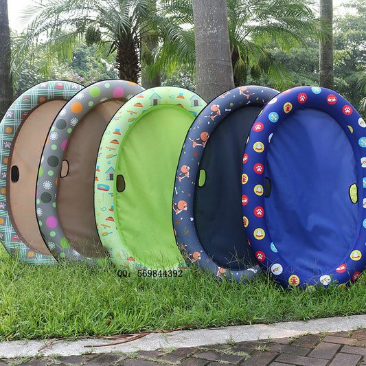 🏖️ Dog Swimming Pool – Inflatable Hammock & Floating Bed for Pets 🐶🐱