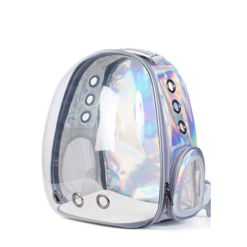 🐱 Transparent Cat Carrier Bag – Full-View Pet Space Backpack for Cats & Small Dogs