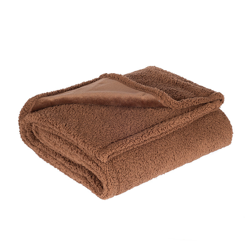 Milipet Waterproof Sherpa Blanket - Reversible Flannel Pet Throw