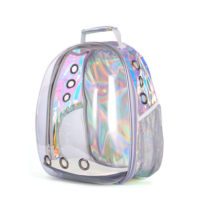 🐱 Transparent Cat Carrier Bag – Full-View Pet Space Backpack for Cats & Small Dogs