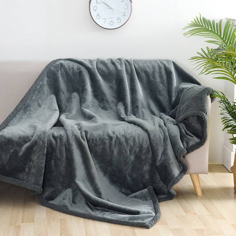 Milipet Waterproof Sherpa Blanket - Reversible Flannel Pet Throw