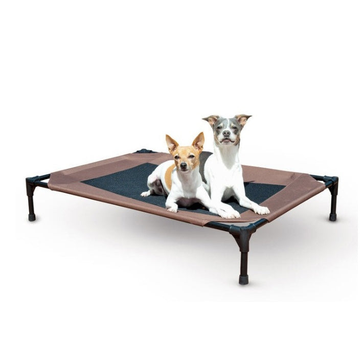 Milipet Elevated Outdoor Pet Bed - Breathable Oxford Cloth Cot
