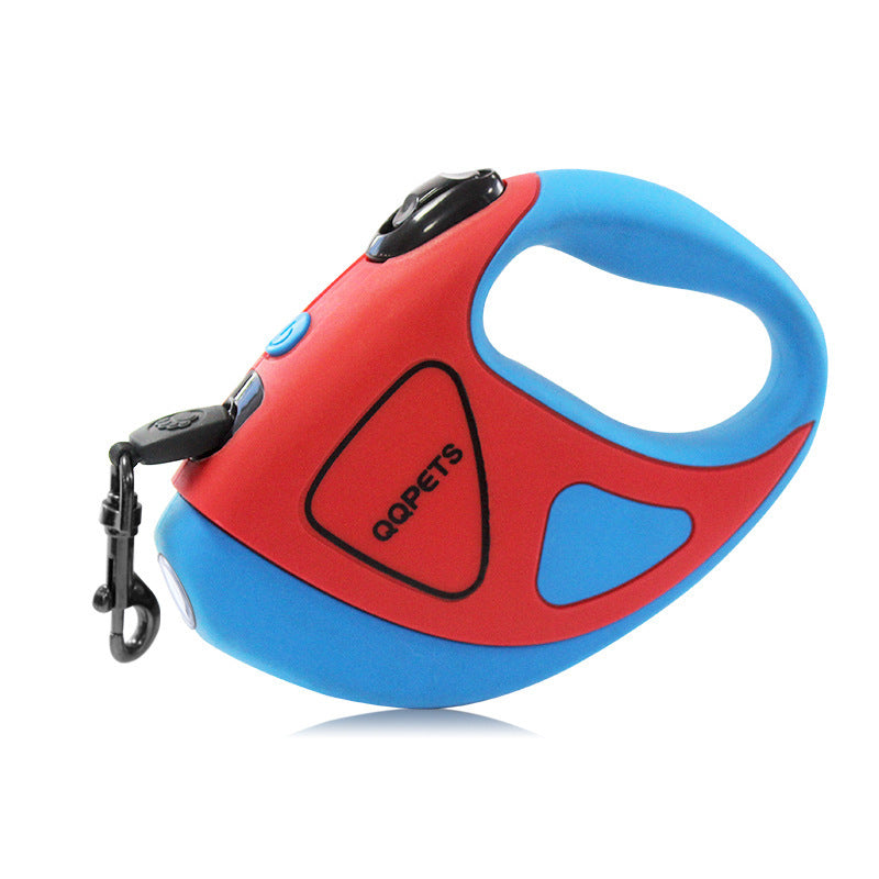✨ Retractable LED Dog Leash – Night Safe Pet Fiber Rope with 360° No-Tangle Design 🐾