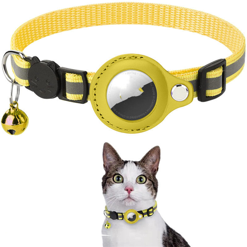 Milipet Reflective AirTag Pet Collar - Waterproof Nylon Protection