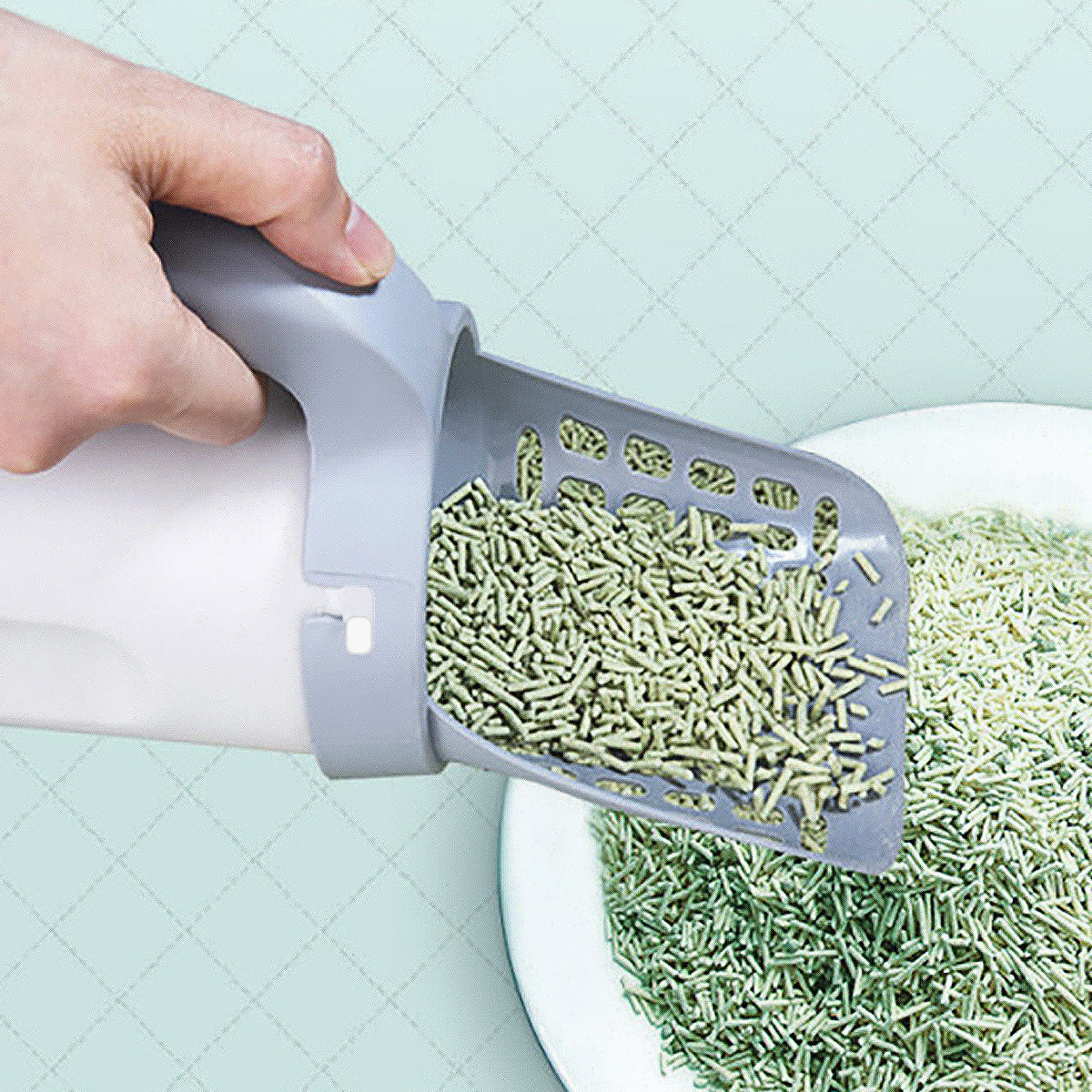 🐱 Plastic Cat Litter Scoop – Durable Hollow Sand Waste Shovel Cleaning Tool 🐾